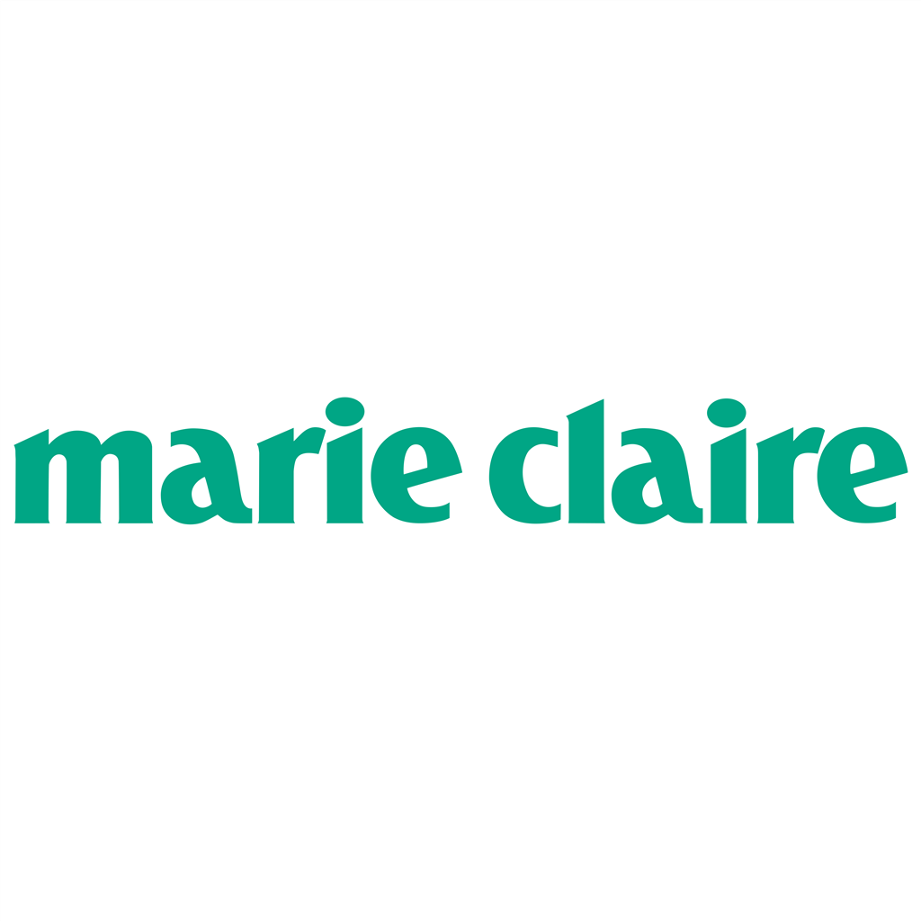 Marie Claire logotype, transparent .png, medium, large