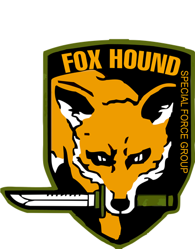 Metal Gear Solid Foxhound logo SVG logo