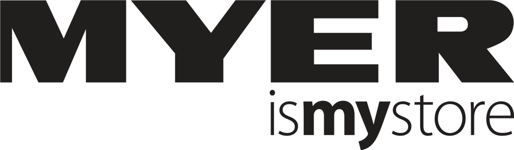 Myer logotype, transparent .png, medium, large