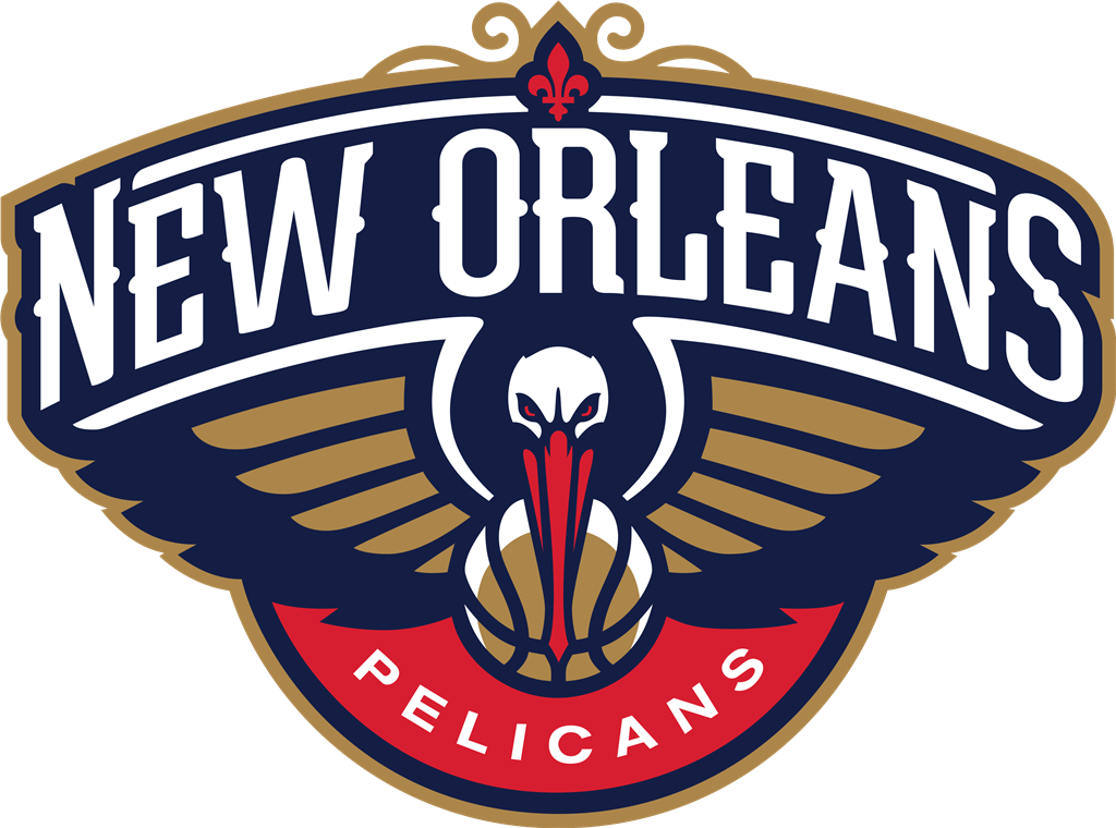 New Orleans Pelicans logotype, transparent .png, medium, large