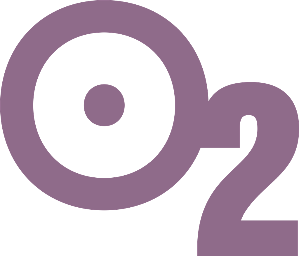 O2 logotype, transparent .png, medium, large