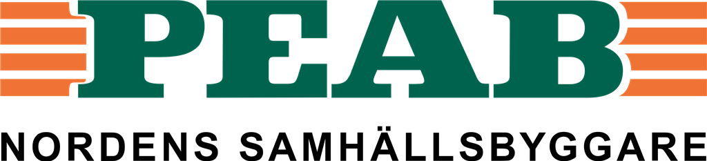 Peab logotype, transparent .png, medium, large