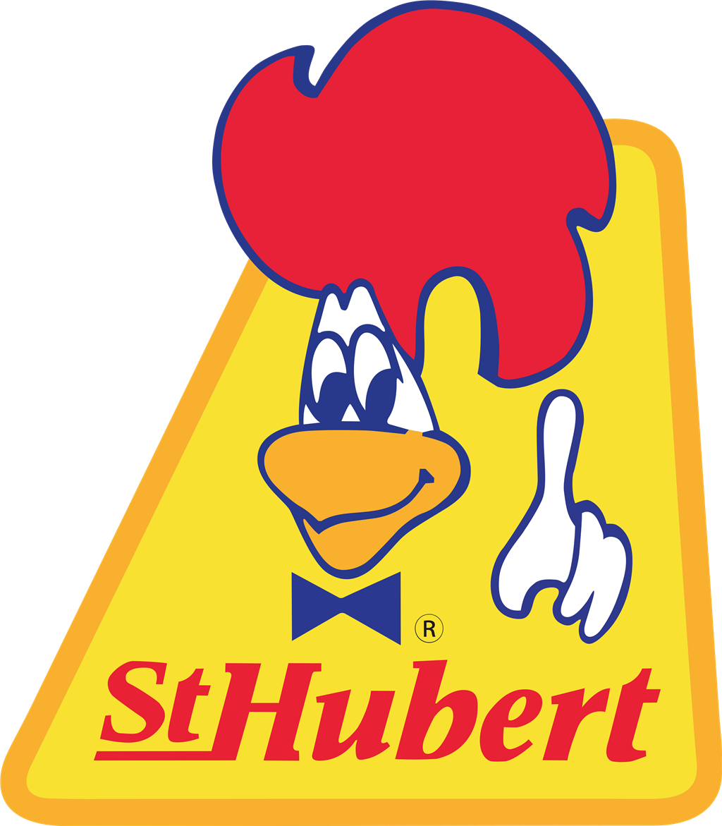 St. Hubert logotype, transparent .png, medium, large