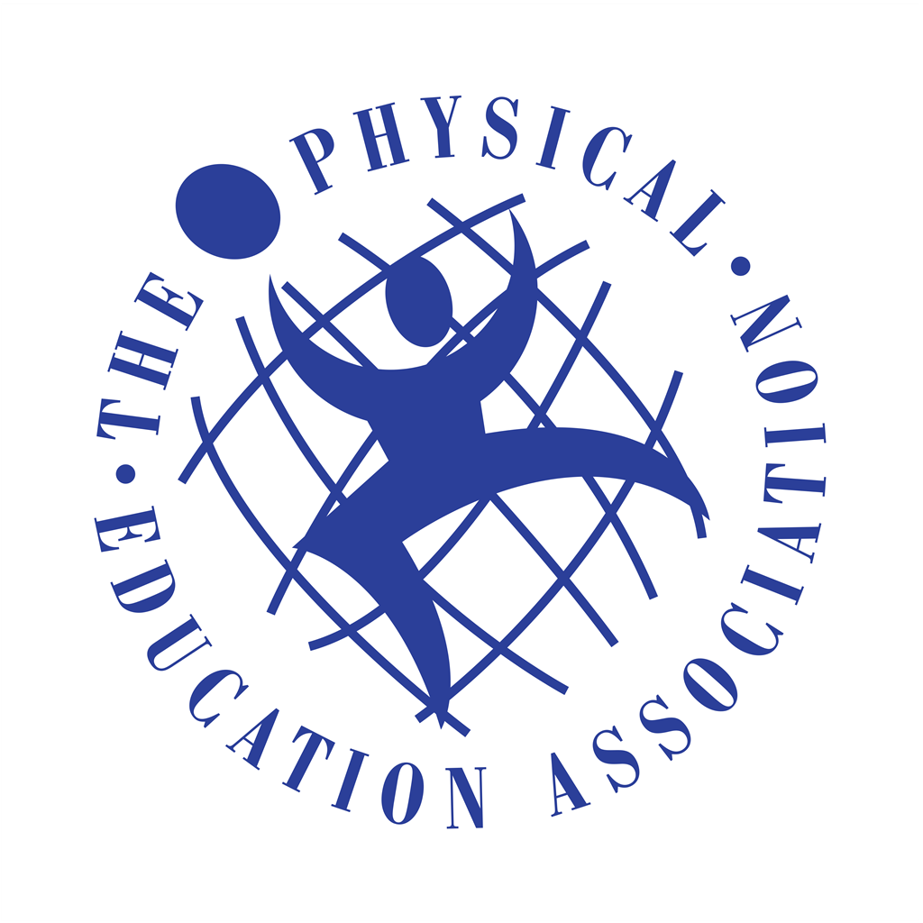 The Physical Education Association logotype, transparent .png, medium, large