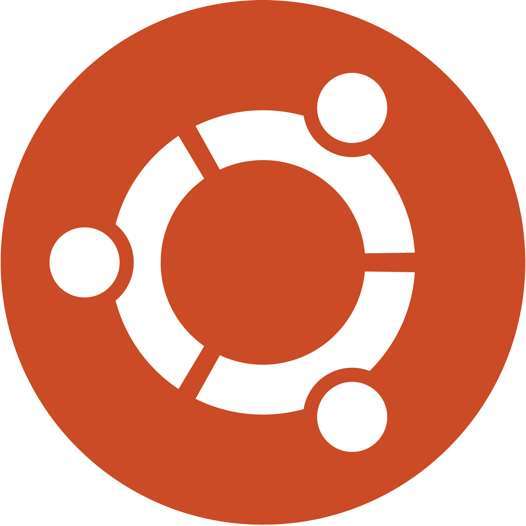 Ubuntu icon logotype, transparent .png, medium, large