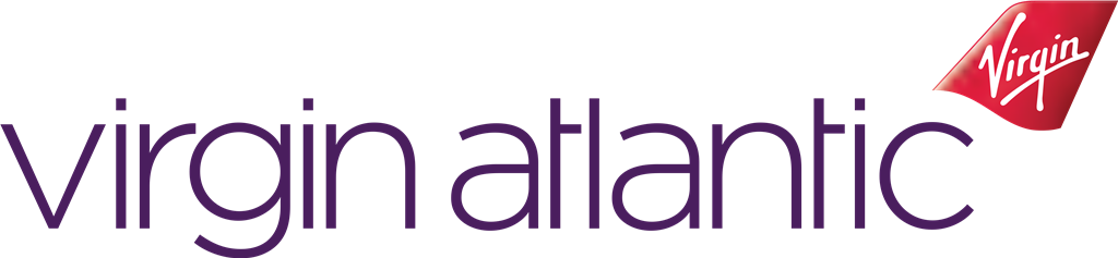 Virgin Atlantic logotype, transparent .png, medium, large