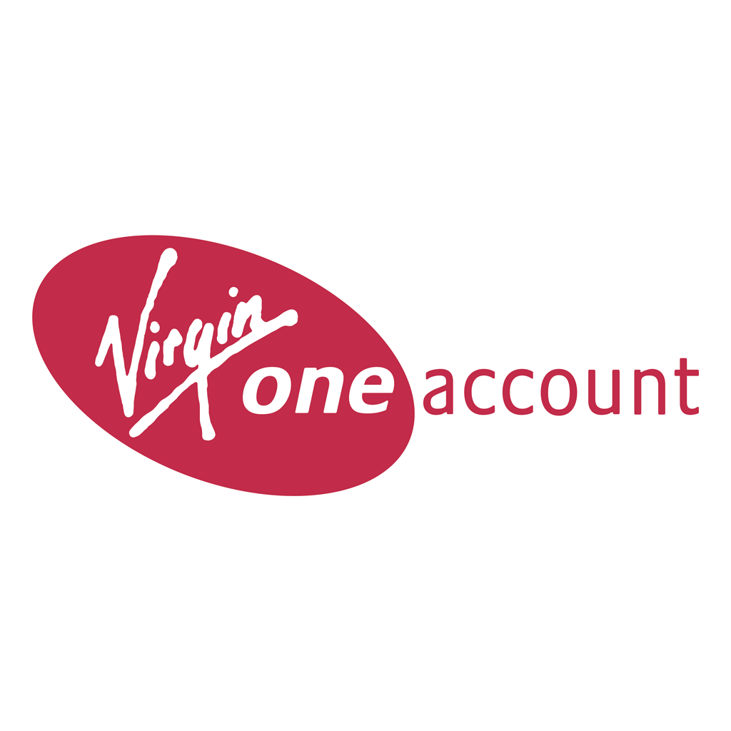 Virgin One Account logotype, transparent .png, medium, large