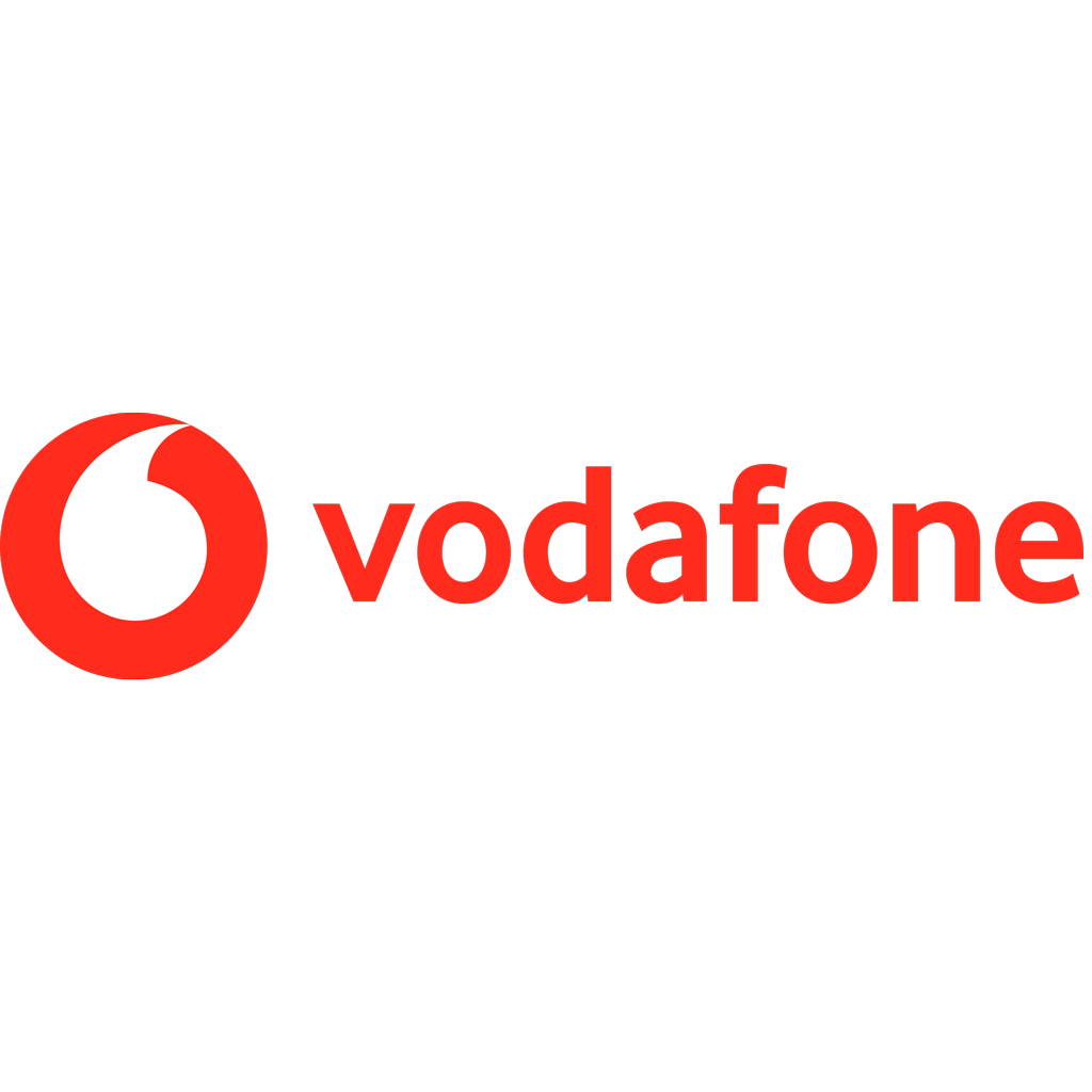 Vodafone 2017 logotype, transparent .png, medium, large