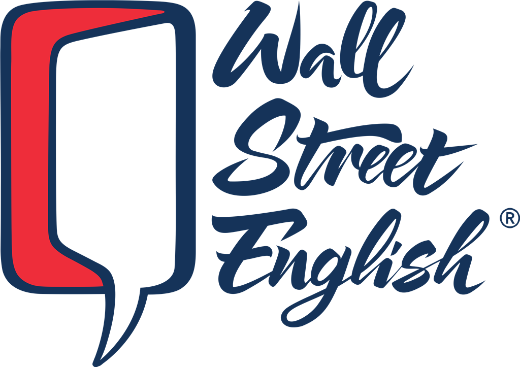 Wall Street English logotype, transparent .png, medium, large