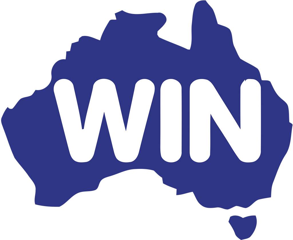 Win Television logotype, transparent .png, medium, large