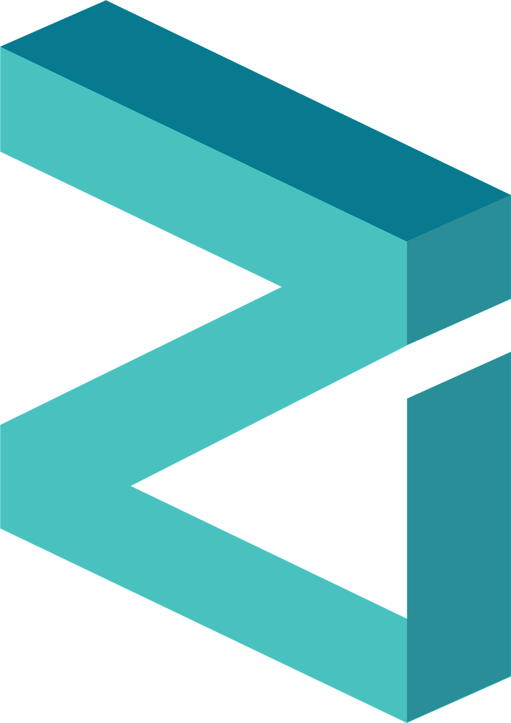 Zilliqa logotype, transparent .png, medium, large